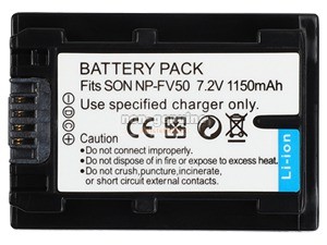 Baterie pro Sony np-fv50
